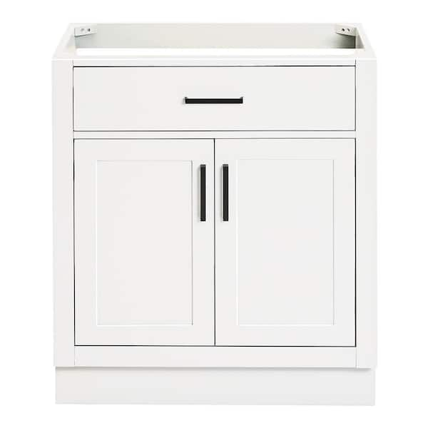 Hepburn 30 in. W x 21.5 in. D x 34.5 in. H Bath Vanity Cabinet without Top in White