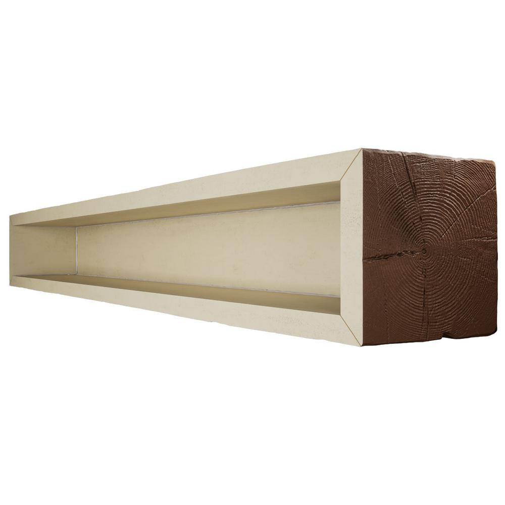 Hand Hewn Redwood Faux Wood 8' Ceiling Beam