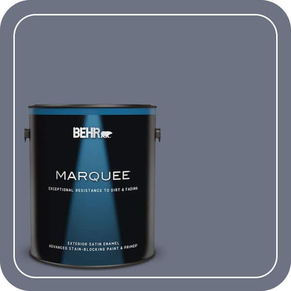 BEHR MARQUEE 1 gal. #MQ5-11 Encore Satin Enamel Exterior Paint & Primer