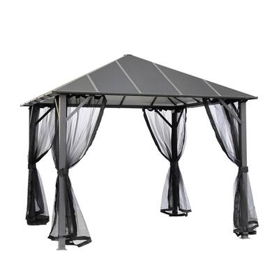 7x7 Gazebos Shade Structures The Home Depot