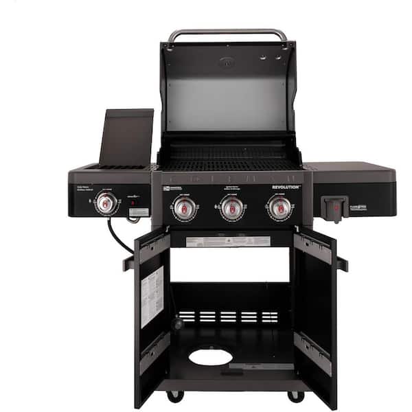 Coleman Revolution Grilling Kit with 3-Burner Propane Gas BBQ