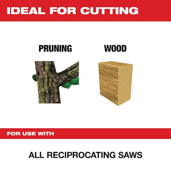 9 in. 5 TPI Pruning SAWZALL Reciprocating Saw Blades (5-Pack)