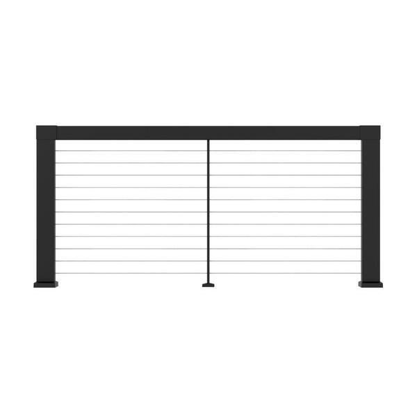 Barrette Outdoor Living Elevation Aluminum 6 ft. x 36 in. Matte Black