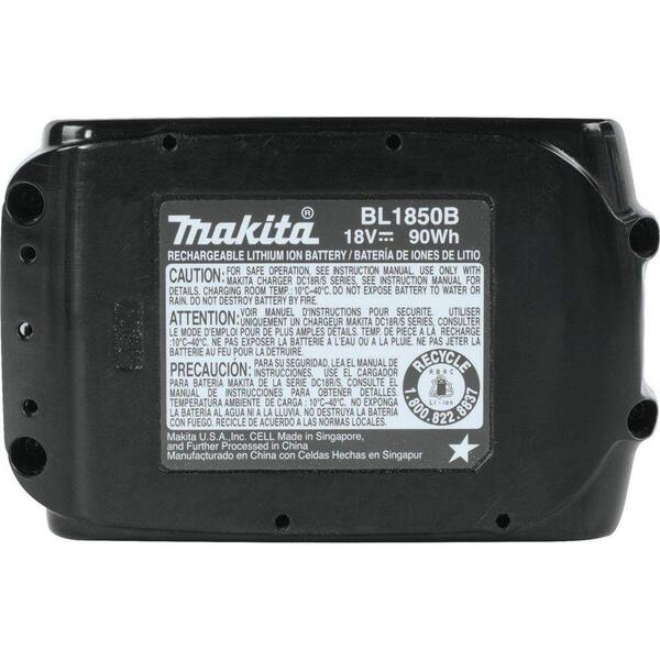 Für Makita 18V 5.0AH Akku-Set mit Doppel-Ladegerät  DC18RC BL1840 BL1850 DC18RD 