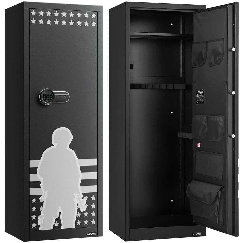 10-12 Rifles Gun Safe, Quick Access Tall Cabinet with Lock and Digital Keypad, Removable Shelf for Rifles and Shotguns price history on PriceWatchPro