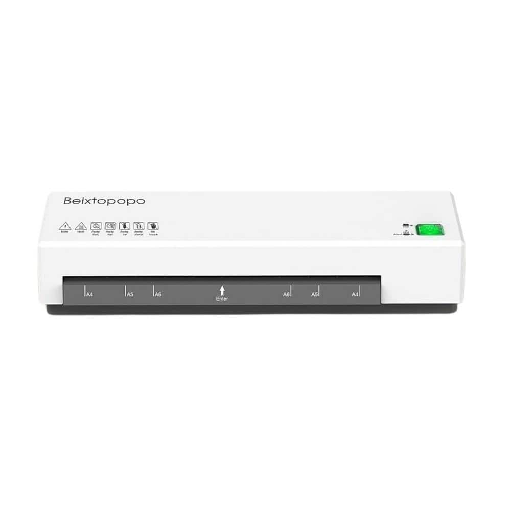 9 in. Hot and Cold Thermal Laminator Machine for A4, A5, A6, w/ 20-Pouches,