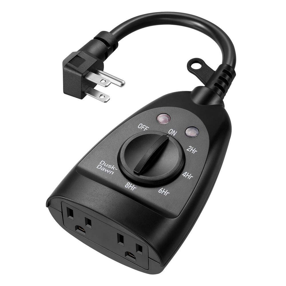 15 Amp 125 volt 480 min. Outdoor Waterproof Astronomic Outlet Timer with Dusk to Dawn Sensor, 1 Pack price history on PriceWatchPro