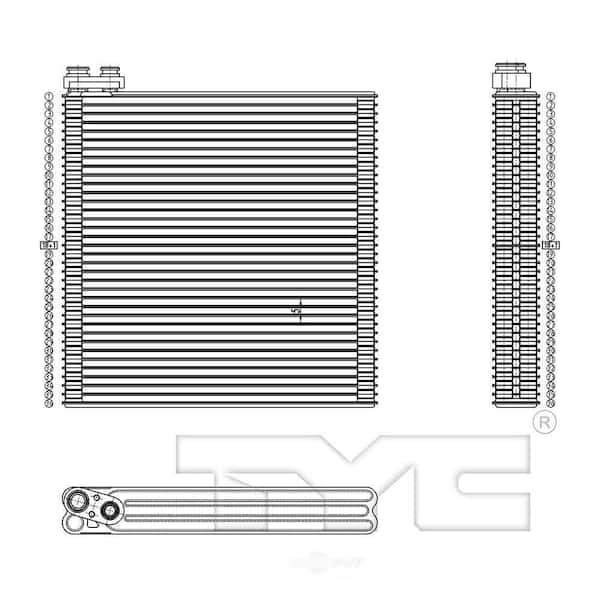 TYC A/C Evaporator Core