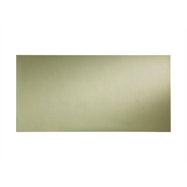 Fasade Square 96 in. x 48 in. Decorative Wall Panel in Fern