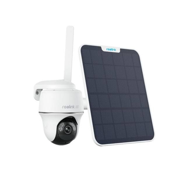 Tefrio 4G LTE Cell Security Camera - Built-in SIM Card, 2K 360° View, No Wi-Fi Needed