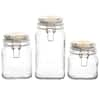 Laurie Gates California Designs Tierra 4 Piece Mini Glass Jar Canister Set