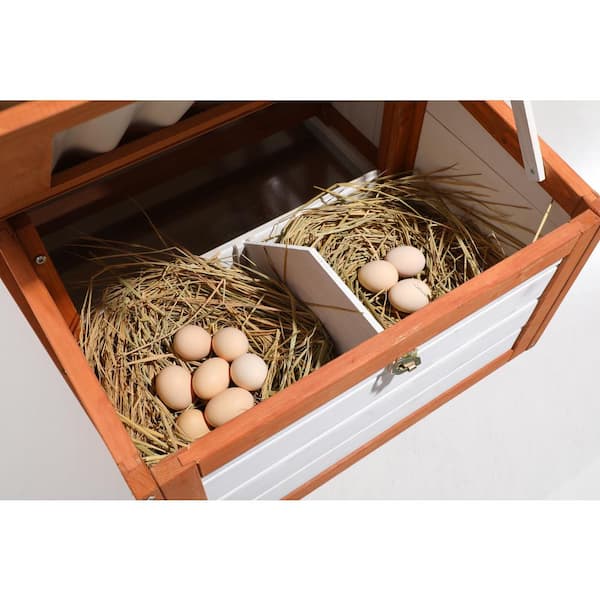 Triple Nest Box Egg Hutch | American Coop Style