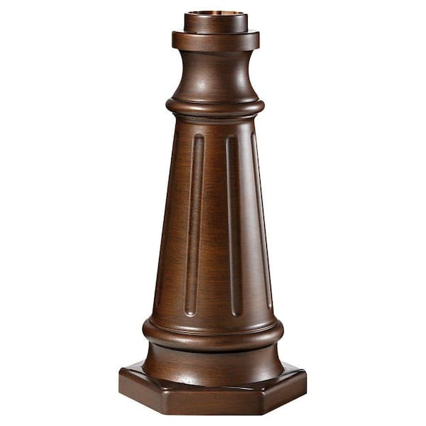 Heritage 10 in. W. Bronze Outdoor Lantern Post Base