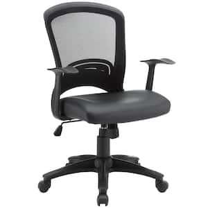 Pulse Vinyl Office Chair in Black