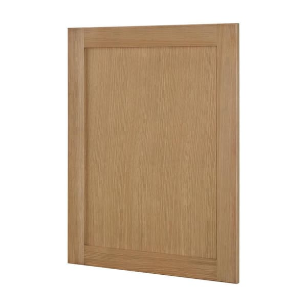 Hampton Bay Avondale 24 in. W x 30 in. H Base Cabinet Decorative End Panel in White Oak