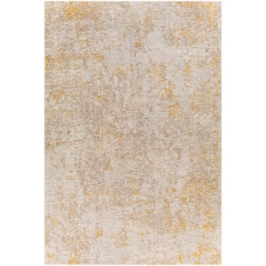 Georgia Light Gray Abstract 8 ft. x 10 ft. Indoor Area Rug