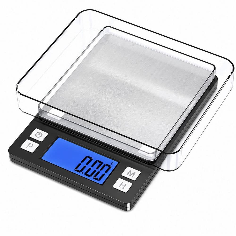 0.01g Precision Digital Gram Scale 1kg Capacity USB Rechargeable Large LCD Hold Tare for Food Jewelry Kitchen price history on PriceWatchPro