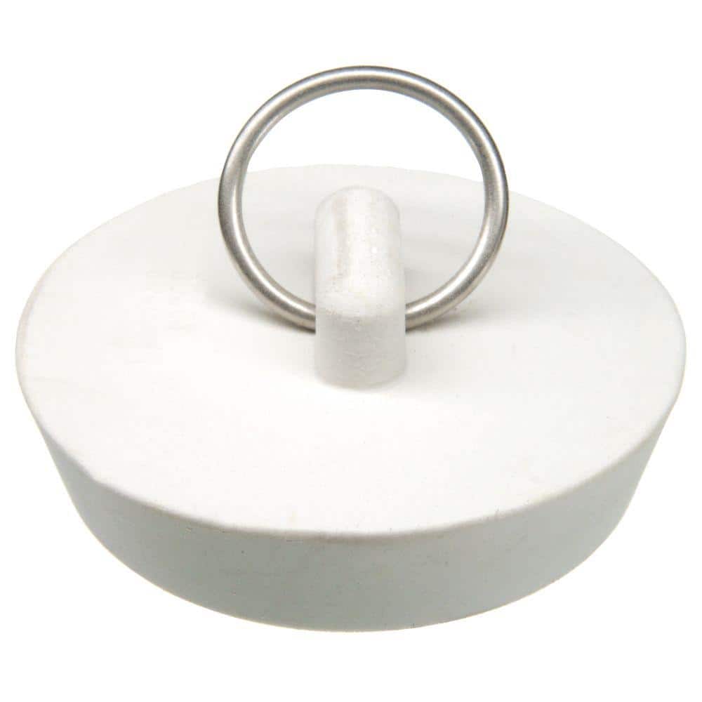 Uxcell Rubber Sink Plug, White Drain Stopper Fit 1-3/4 to 1-7/8 Drain for  Bathtub Kitchen and Bathroom 3 Pack