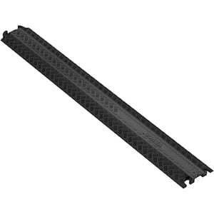 39. 37 in. x 5.12 in. Race Way Cord Cover Ramp 2000 lbs. Load Cable Protector Ramp Speed Bump for Traffic Home Warehouse