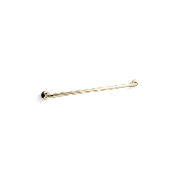 KOHLER Contemporary 36 in. Grab/Assist Bar in Vibrant French Gold