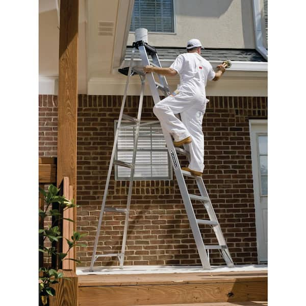 Louisville+Ladder+L-3016-10+300lb+Duty+Rating+Fiberglass+Stepladder+10ft  for sale online