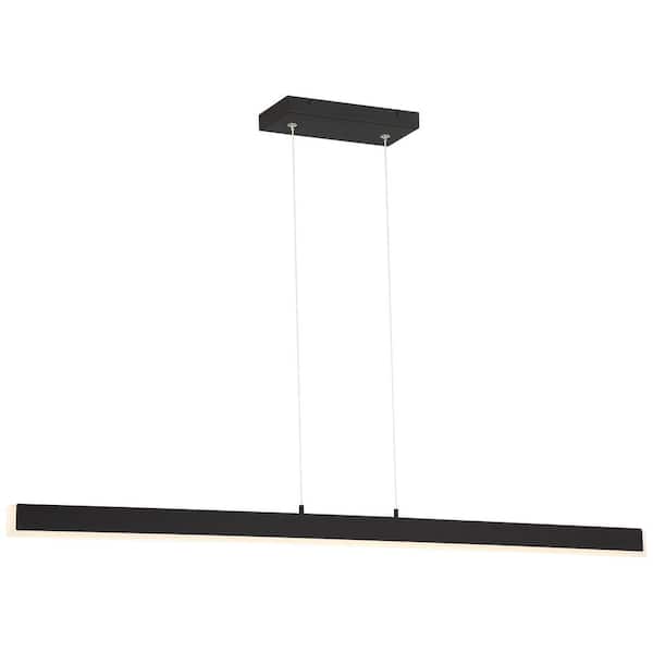 Access Lighting Integrated LED Matte Black Pendant