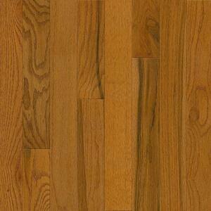 Plano Oak Gunstock 3/4 in. Thick x 3-1/4 in. Wide x Varying Length Solid Hardwood Flooring (22 sq. ft. / case)