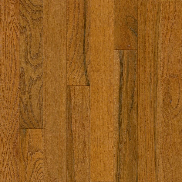 Bruce Plano Oak Gunstock 3/4 in. Thick x 3-1/4 in. Wide x Varying Length Solid Hardwood Flooring (22 sq. ft. / case)