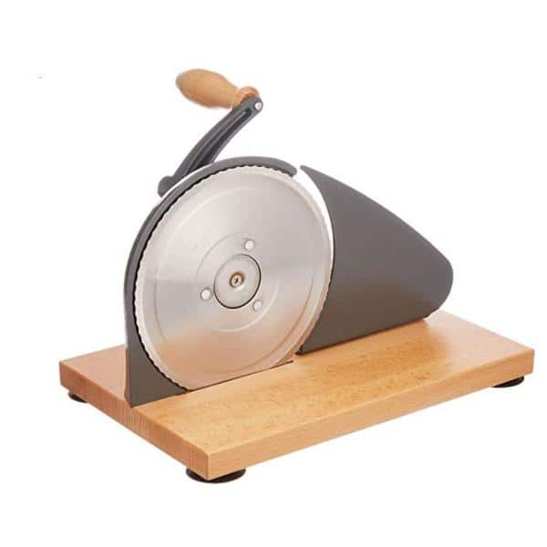 Bread Slicer Elite Brushed Stainless Steel Guide and Maple Wood