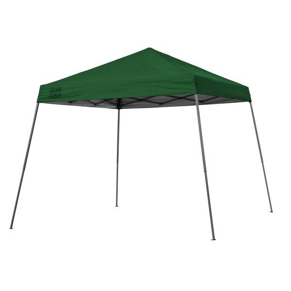 Quik Shade Expedition Team Colors 10 ft. x 10 ft. Slant Leg Instant Canopy in Green