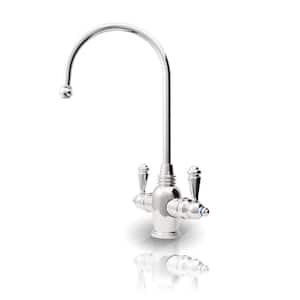 Arlington 2-Handle Instant Hot and Cold Reverse Osmosis Drinking Water Dispenser Faucet in Chrome