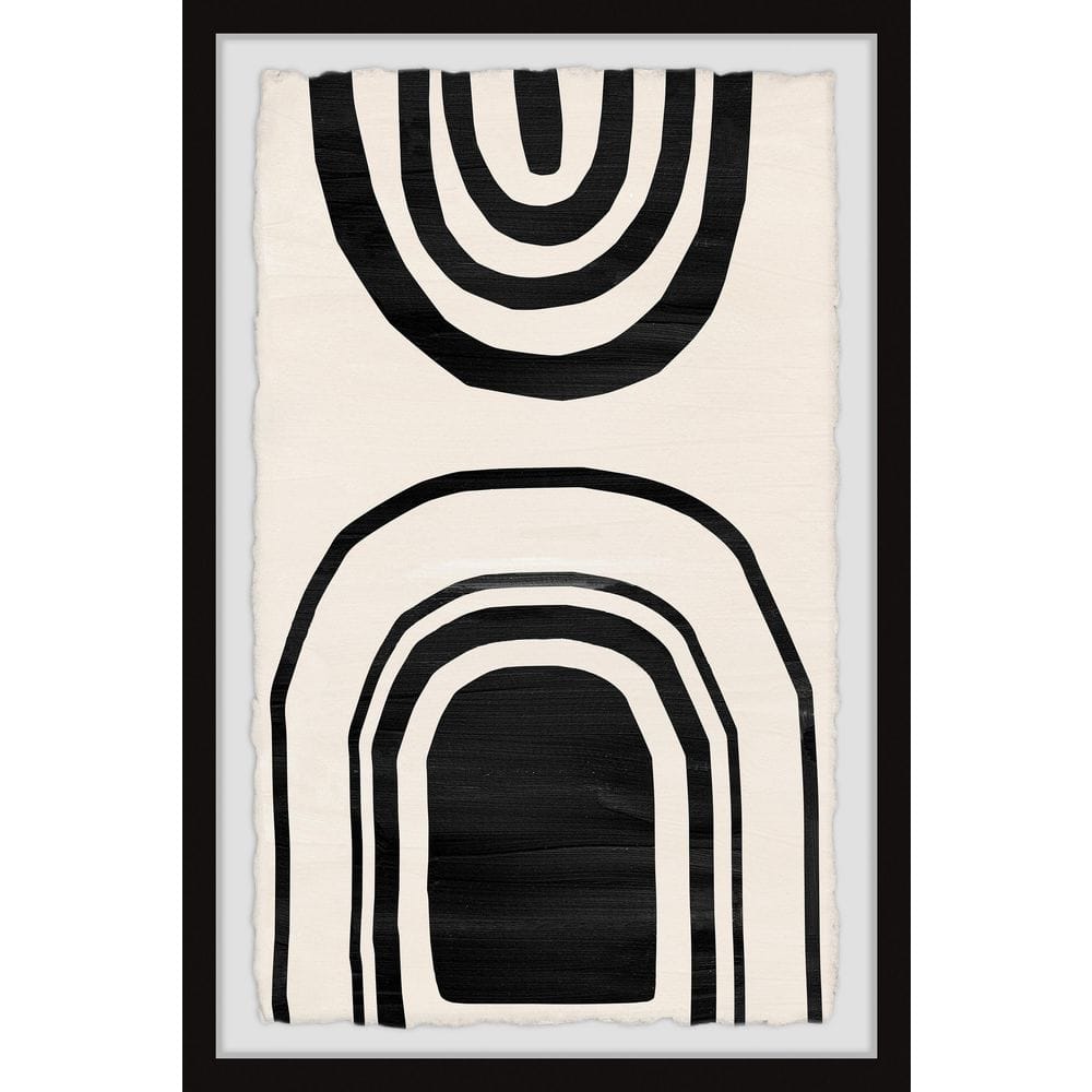 Tunnel of Uncertainty by Marmont Hill Framed Abstract Art Print 18 in. x 12