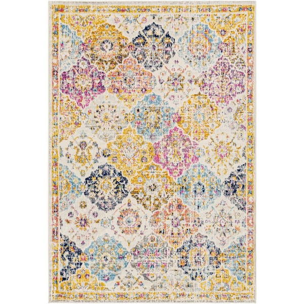 Livabliss Demeter Ivory 3 ft. 11 in. x 5 ft. 7 in. Area Rug