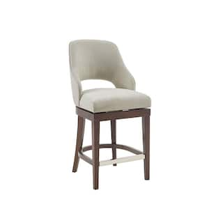 Marshall 26 in. Cream Wood Counter Stool