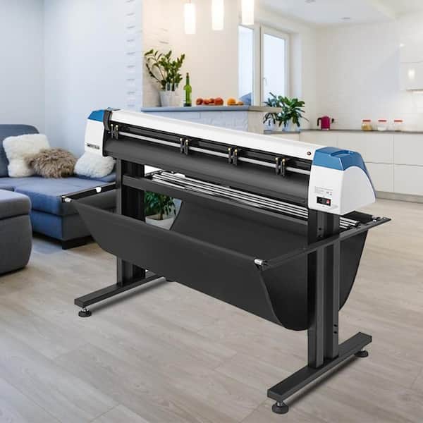 Vinyl Cutter 53 in. Speed Adjustable Plotter Machine Automatic Paper Feed Vinyl Cutter Plotter with Floor Stand