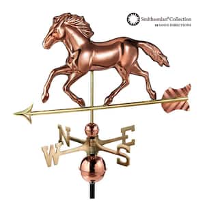 Smithsonian Running Horse Weathervane - Pure Copper