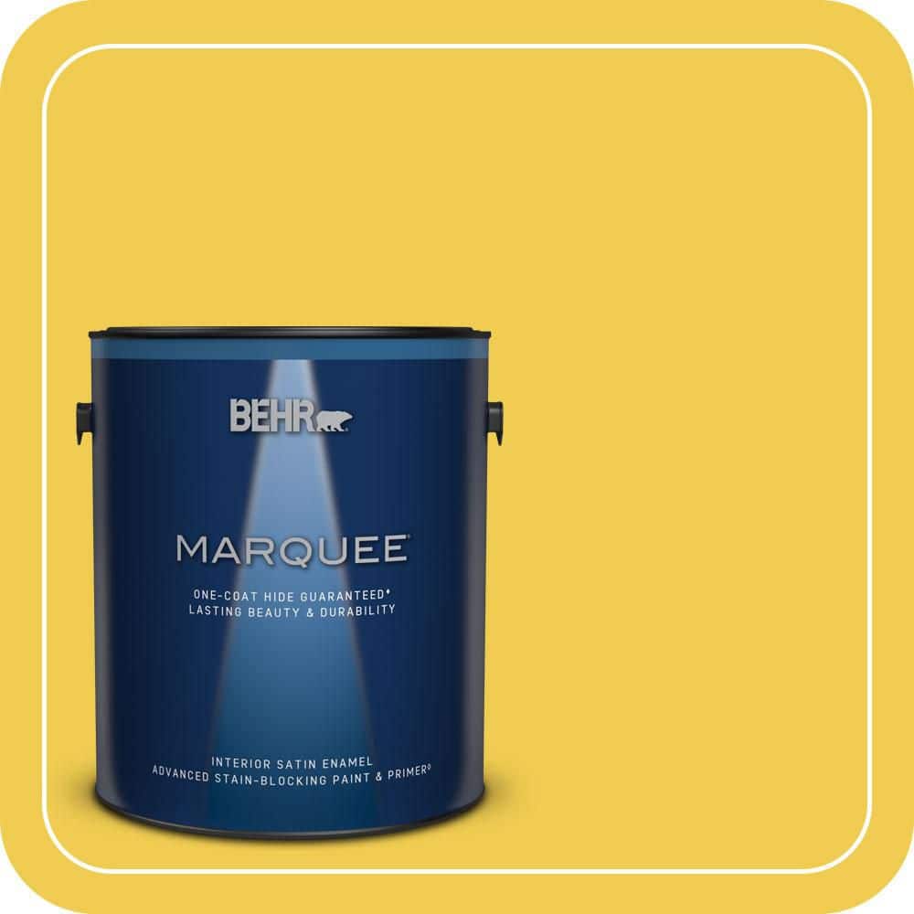 1 gal. #P310-6 Radiant Sun Satin Enamel Interior Paint & Primer price history on PriceWatchPro