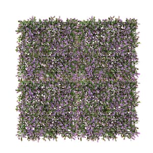 19 in. Green Artificial Lavender 20 in. x 20 in. Foliage Panel 12-Pieces