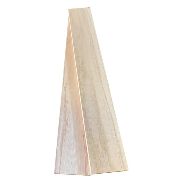 Swaner Hardwood 1 in. x 4 in. x 8 ft. Red Oak S4S Board (2-Pack)