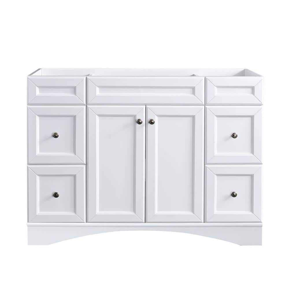 22 in. W x 36 in. D x 35.6 in. H . Bath Vanity Cabinet without Top in Gray,