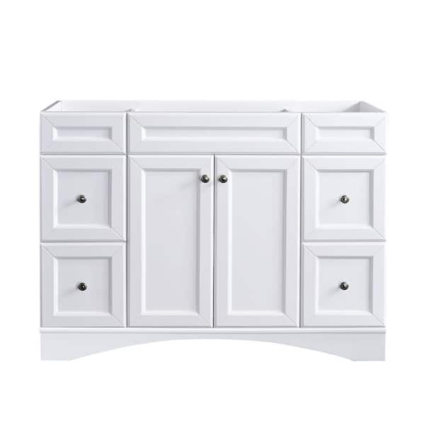 Aoibox 22 in. W x 36 in. D x 35.6 in. H . Bath Vanity Cabinet without Top in Gray, Vanity Base Only