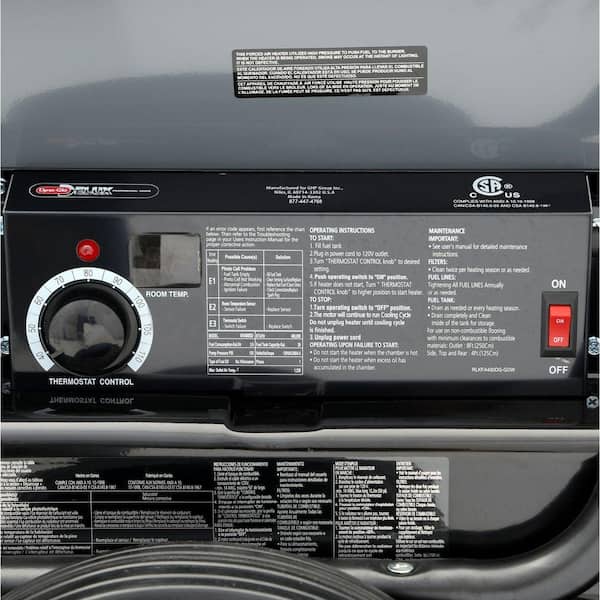 Dyna-Glo Delux 400K BTU Forced Air Kerosene Portable Heater with Thermostat  KFA400DGD - The Home Depot