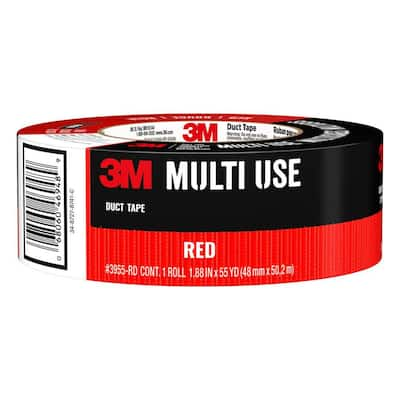 3M Red Duct Tape, 1.88 inches x 55 yards, 1 Roll