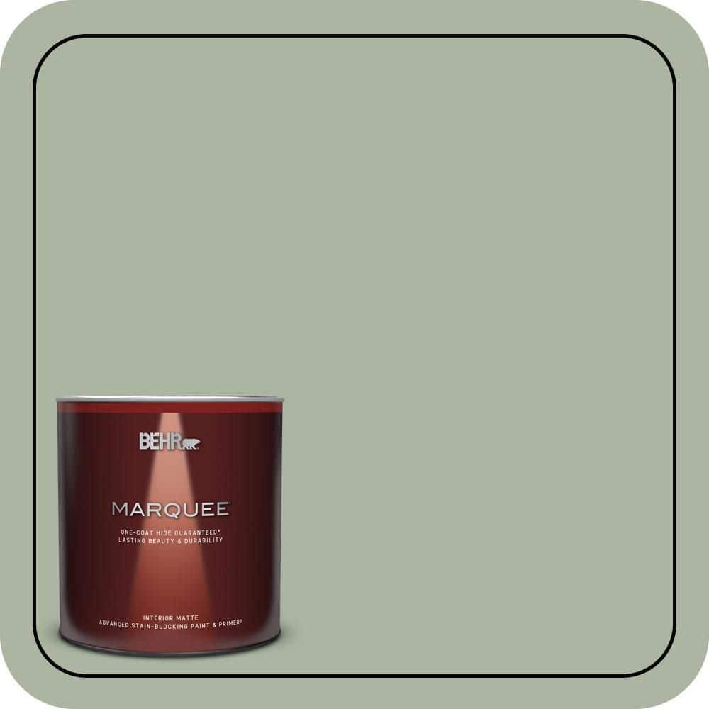 1 qt. #430E-3 Laurel Mist Matte Interior Paint & Primer price history on PriceWatchPro