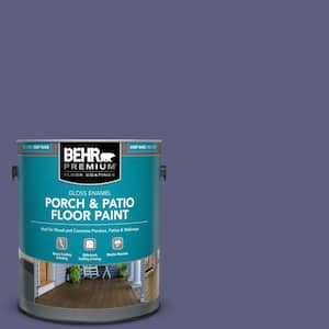 1 gal. #M550-7 Strong Iris Gloss Enamel Interior/Exterior Porch and Patio Floor Paint