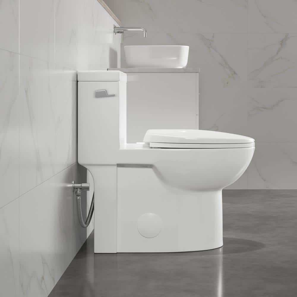 Denbigh Chair Height Elongated White Ceramic Toilet
