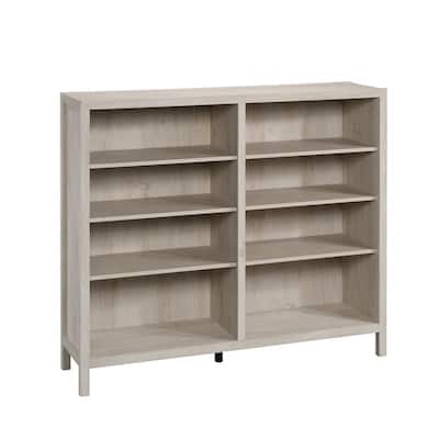 Pacific View 47.638 in. Chalked Chestnut 8-Shelf Horizontal Accent Bookcase