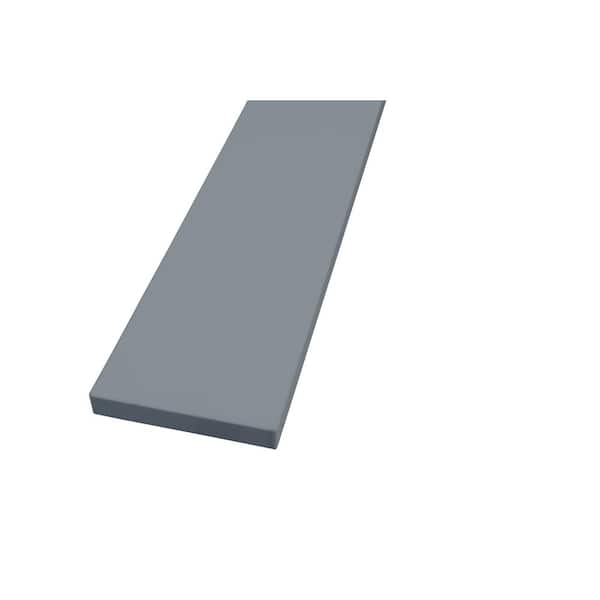 Radiance 96 in. W x 4.5 in. H Toe Kick in Matte Grey