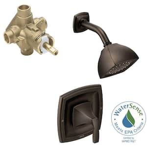 Voss Single-Handle 1-Spray Posi-Temp Shower Faucet in Oil Rubbed Bronze (Valve Included)