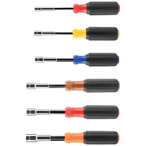 Color-Coded Hollow-Shaft Heavy-Duty Nut Driver Set (6-Piece)